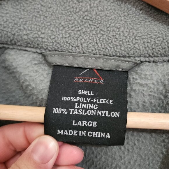 Vintage Rothco Fleece US Military USMC Embroidered Jacket Men's Size Large - Picture 7 of 16